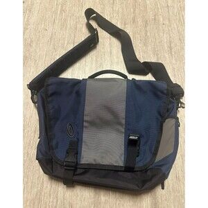 Timbuk2 Messenger Bag Medium 15” Laptop Biking Blue Gray Padded Adjustable